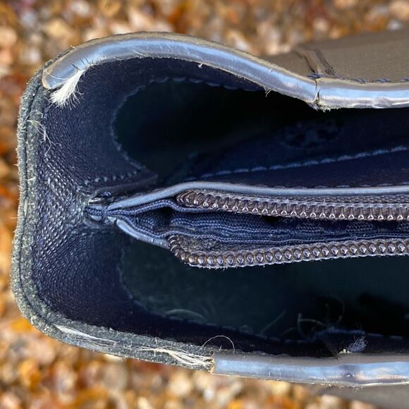 Tory Burch Navy Blue Saffiano Leather Tote Bag - Picture 10 of 10